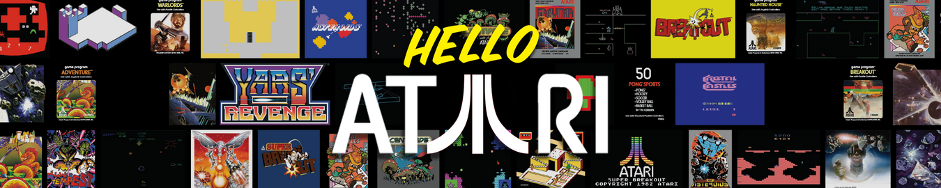 Atari Inspired Products Collection Banner