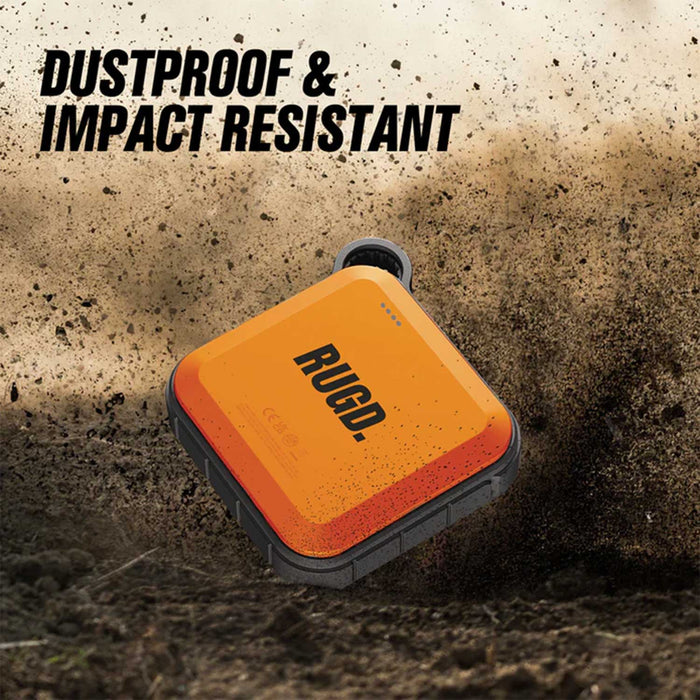 RUGD. Power Brick I - dust proof and impact resistant camping power bank