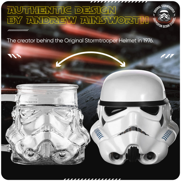 Original Stormtrooper 3D Beer Glass - 1 Pint / 600ml