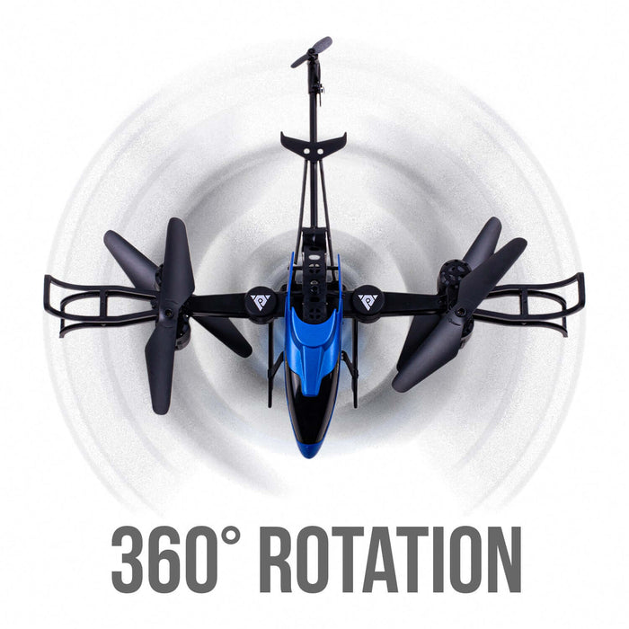Air Chopper Drone featuring 360° rotation for dynamic aerial maneuvers and enhanced flying experience.