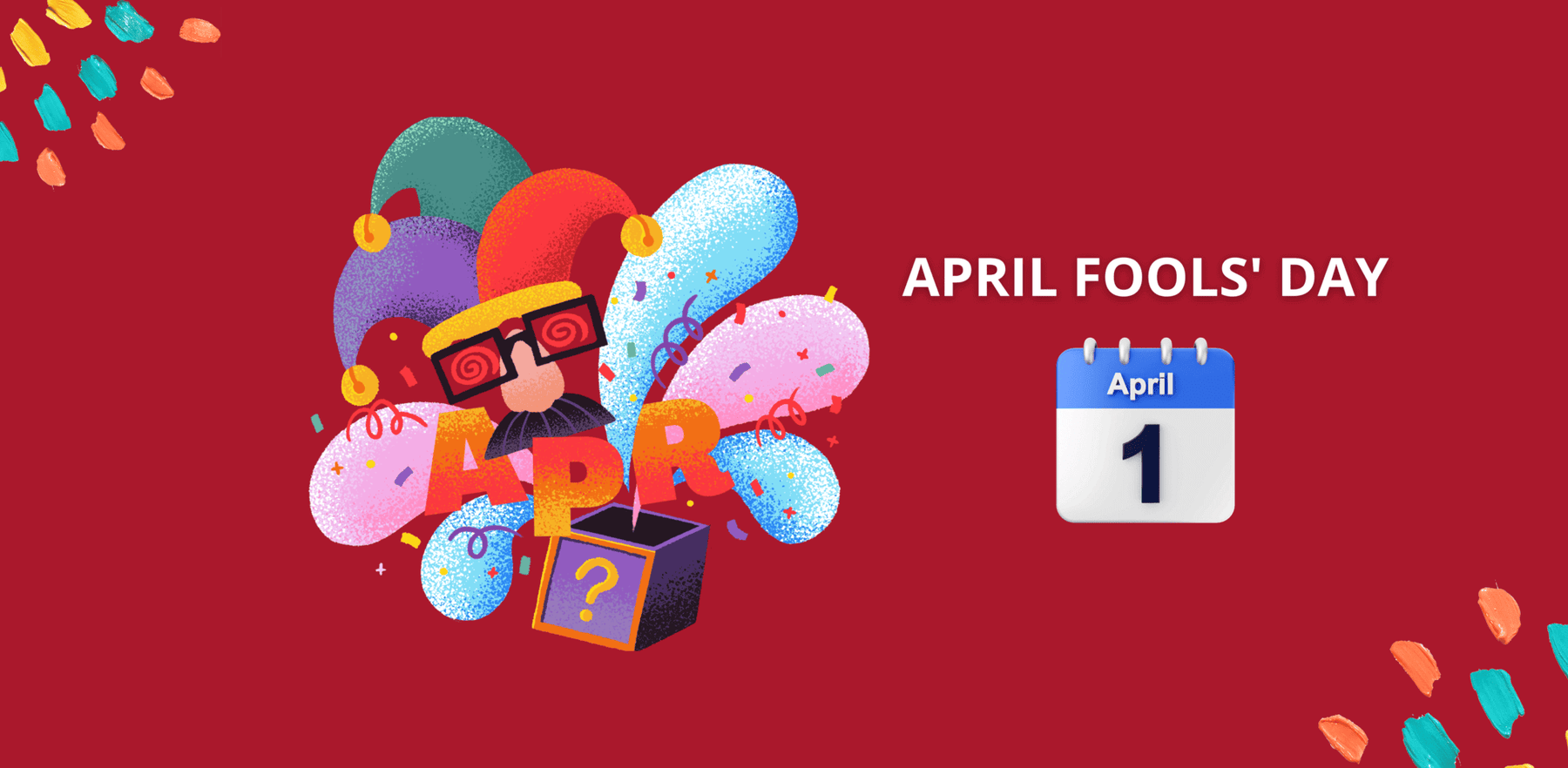 April fools day banner