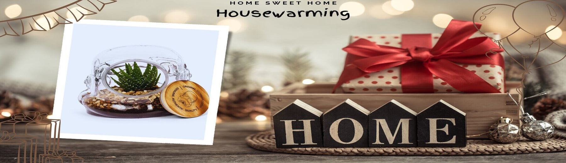 Housewarming gifts banner