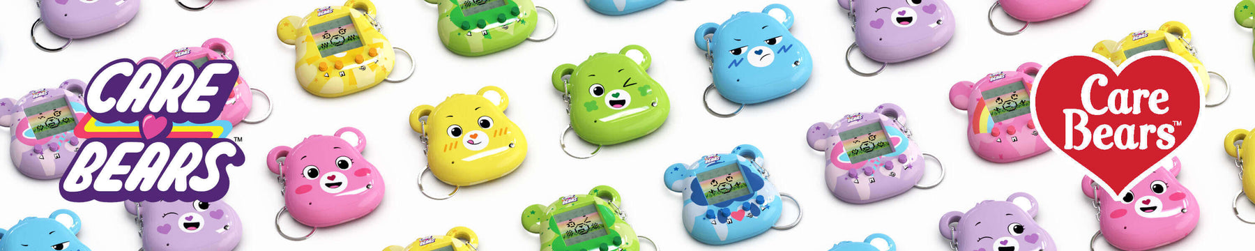 Care Bears Kea Kuma Digital Pet devices in multiple colours with official Care Bears branding