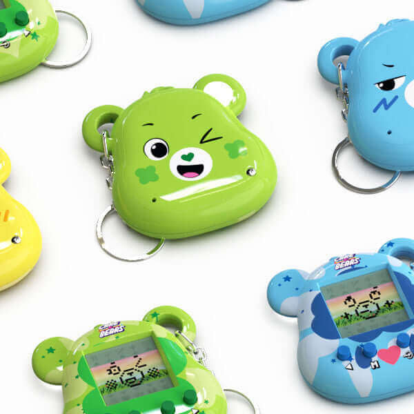 Care Bears Kea Kuma Digital Pet devices in multiple colours with official Care Bears branding