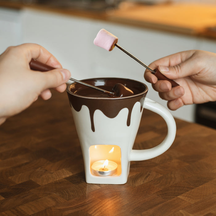 Chocolate fondue mug