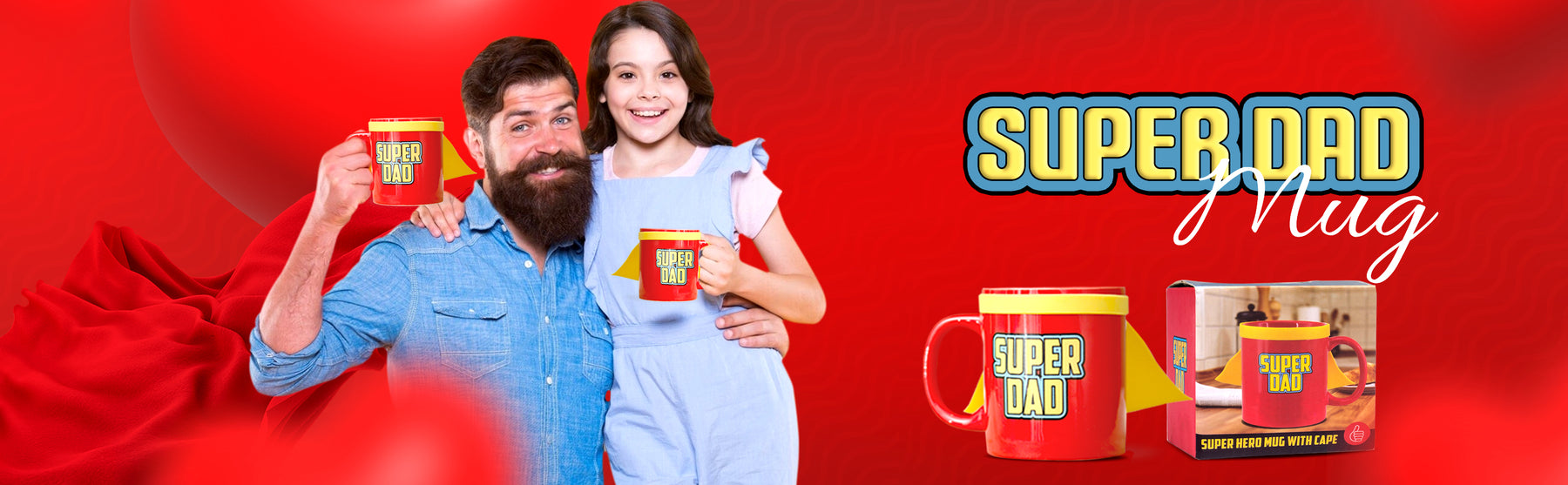 Father's Day Gift Super Dad Mug