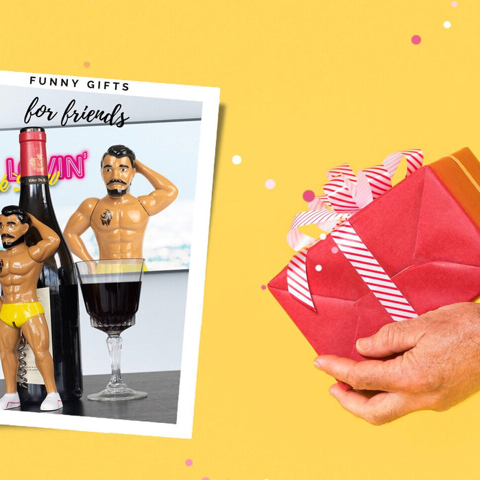 Funny gifts for friends banner