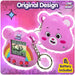 Care Bears Digital Pet featuring Cheer Bear in original design with a battery included and bright pink colors.