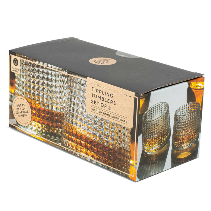 Whiskey tumbler glasses packing box