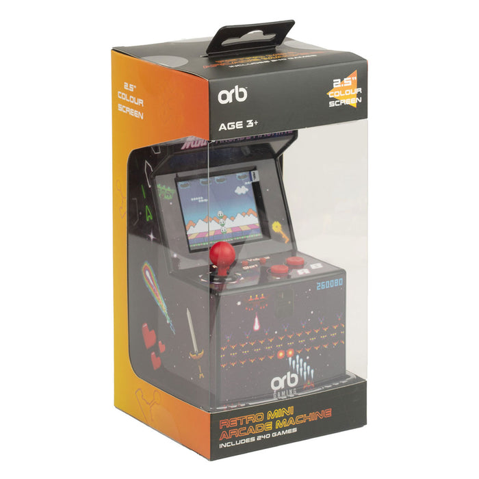Orb - Retro Mini Arcade Machine (240-in-1 Games) Packing Box