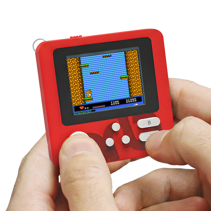 Orb - Block 1 Micro Retro Keyring Console (Red, 168 Games)