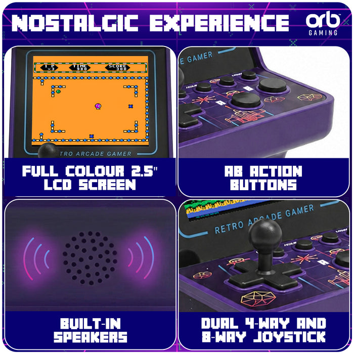 Orb - Handheld Retro Arcade Machine (300 Games)