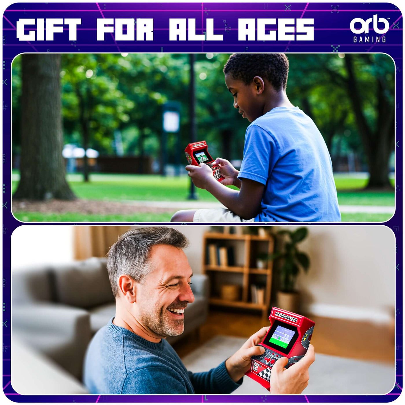 Orb - Retro Mini Racing Arcade Machine (30 Games) — Thumbs Up!