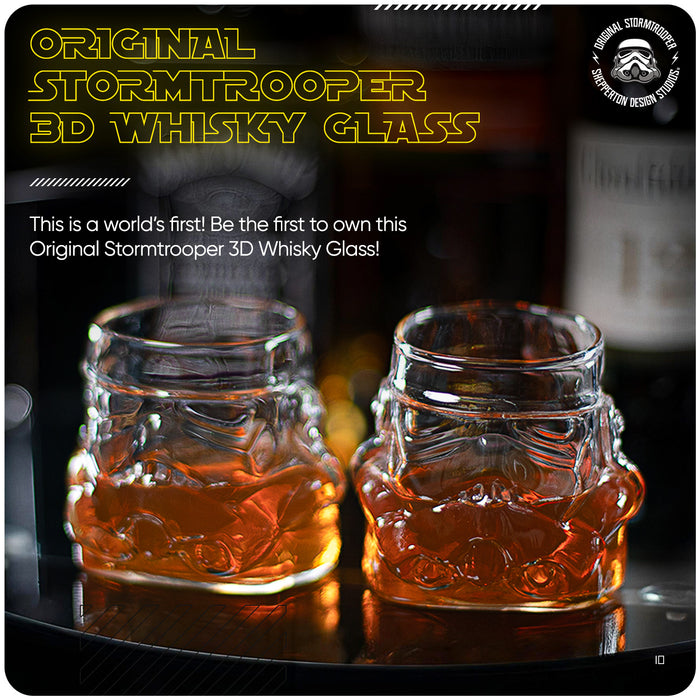 Original Stormtrooper 3D Whisky Glass (Set of 2)