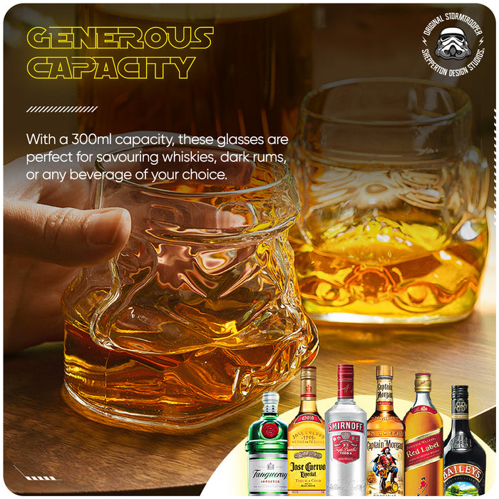 Original Stormtrooper 3D Whisky Glass (Set of 2)