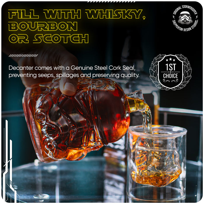 Original Stormtrooper Decanter for Whisky, Bourbon & Scotch