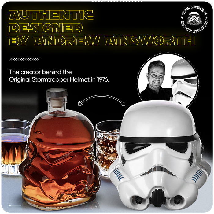 Original Stormtrooper Decanter for Whisky, Bourbon & Scotch