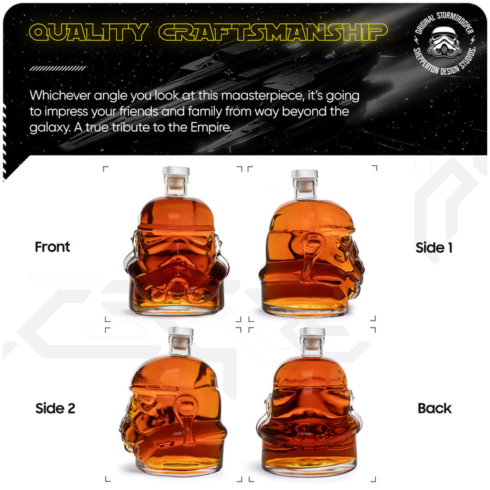 Original Stormtrooper Decanter for Whisky, Bourbon & Scotch