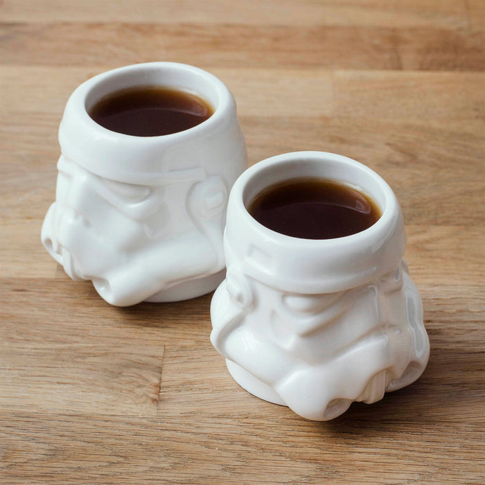 Stormtrooper helmet espresso cups
