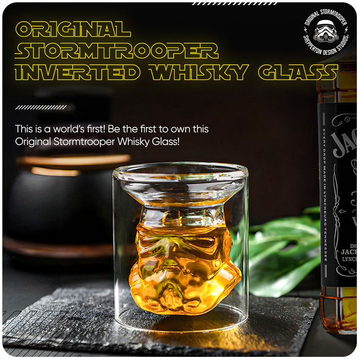 Original Stormtrooper 3D Inverted Whiskey Glass - 150ml