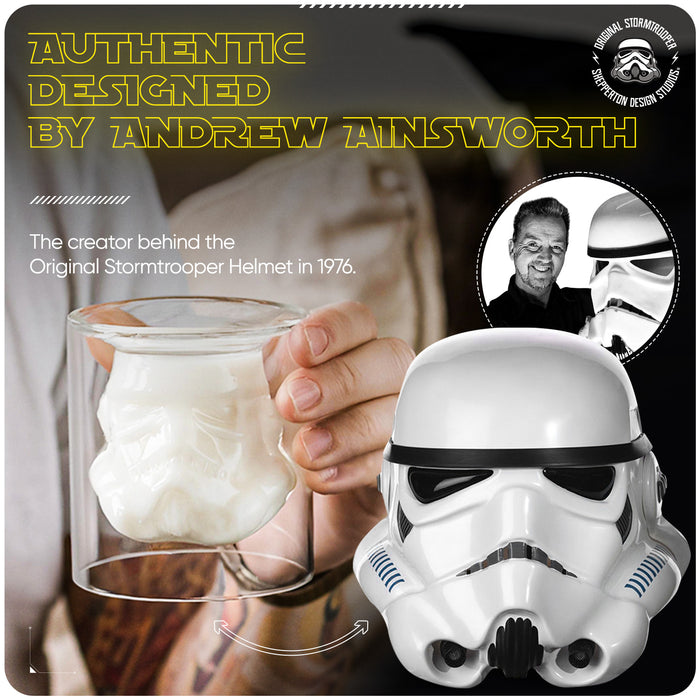 Original Stormtrooper 3D Inverted Whiskey Glass - 150ml