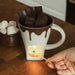 Melting Chocolate in Chocolate Fondue Mug