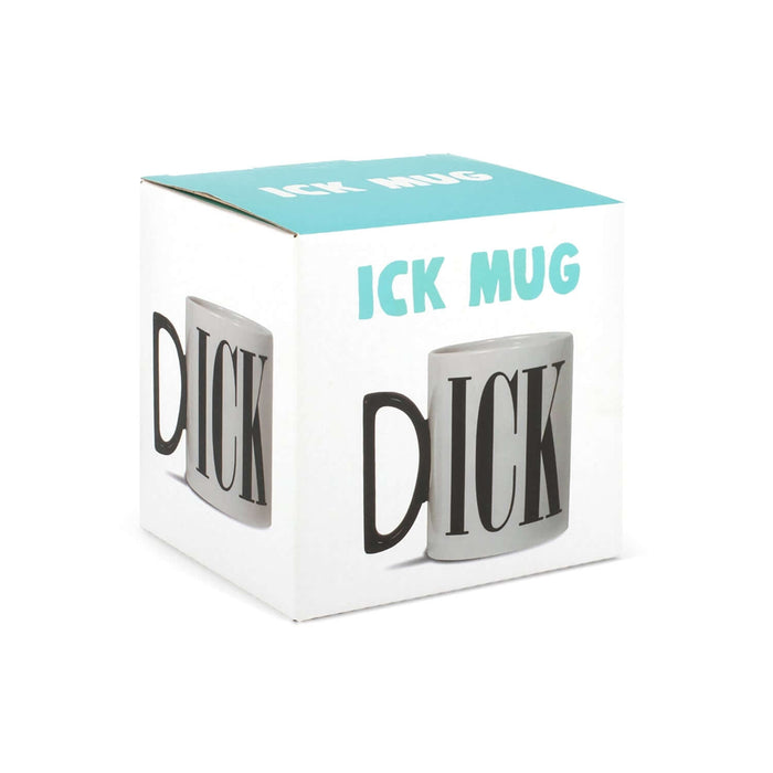 D shaped handle ICK printed mug packing box