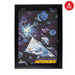 Official Atari Asteroids Collection 3D Wall Art featuring iconic gaming imagery in a stylish black frame