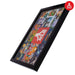 Official Atari Legends 3D wall art framed display showcasing vibrant classic game cartridge designs.