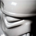 Close-up view of Original Stormtrooper Decanter helmet design, showcasing premium Flint glass quality.