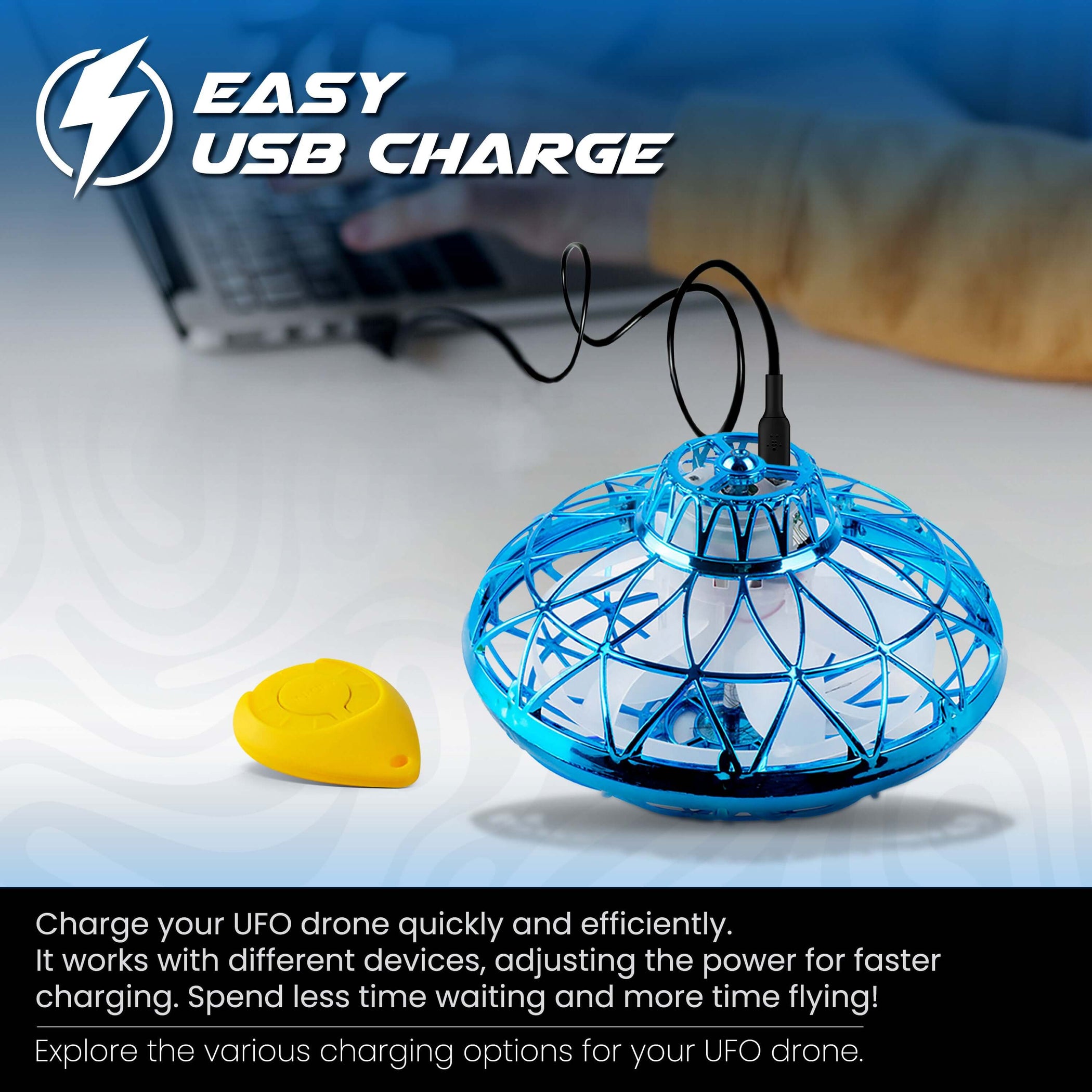 Swipe UFO Drone - Hand Gesture Control — Thumbs Up!
