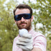 Man wearing Golf ball finder classic edition glasses
