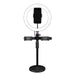 Orb 10" Ring Light Creator Rig with smartphone holder, USB-powered, ideal for content creators and influencers.