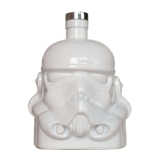 Original Stormtrooper Decanter in Special Edition White, designed as a Stormtrooper helmet, made from high-quality Flint glass.