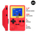 Retro Mini Handheld Games Console (150-in-1 Games) featuring a 1.8" LCD screen and red casing with 4 ways joystick and 2 action buttons.