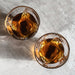 Twisted Whiskey Glasses w/ Ice Rocks Set of 2